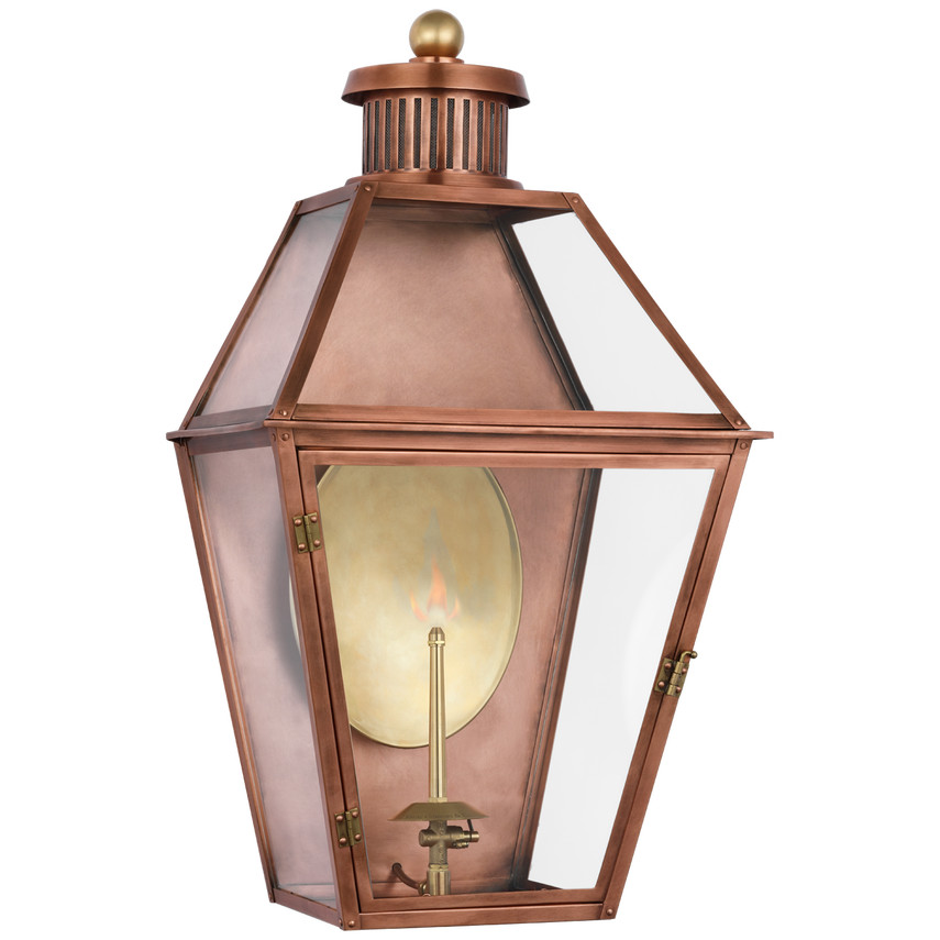 Stratford Medium 3/4 Gas Wall Lantern | Visual Comfort