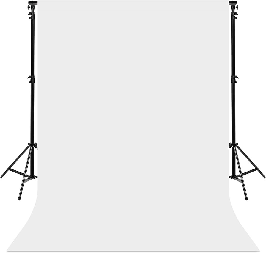 Prism 9x11 FT Brushed Organic Cotton Photo Backdrop, White Screen Cloth Photography Back Drop Cur... | Amazon (US)