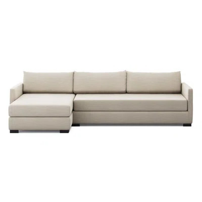 Wickham 2Pc Laf Sectional-Savoy Parchment-Ebony | Perigold