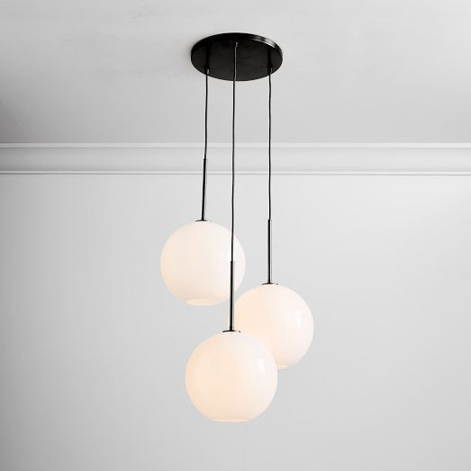 Sculptural 3-Light Globe Chandelier | West Elm (US)