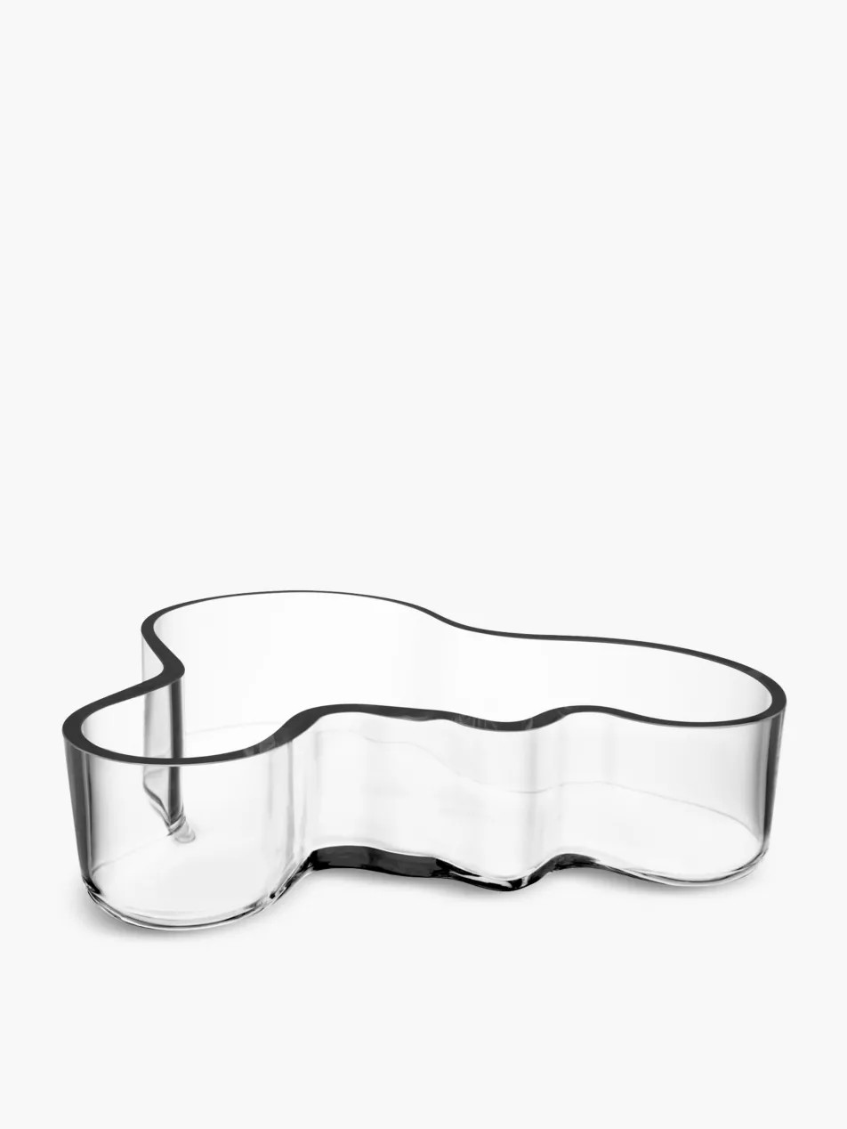 Aalto glass bowl 19.5cm x 5cm | Selfridges