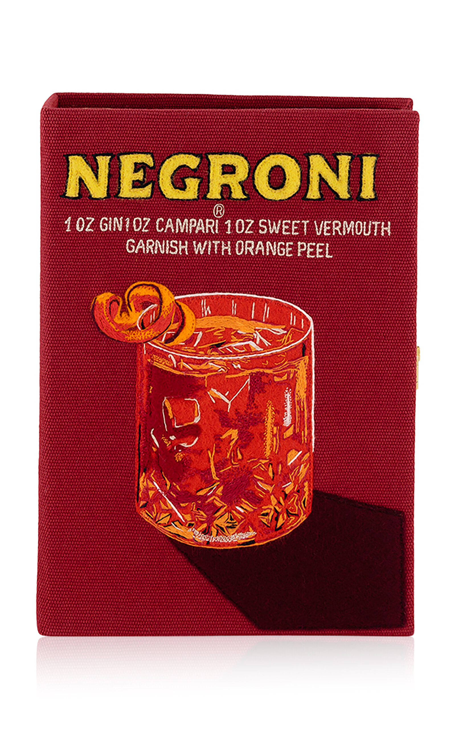 Olympia Le-Tan - x Olympia of Greece Negroni Book Clutch - Red - OS - Moda Operandi | Moda Operandi (Global)