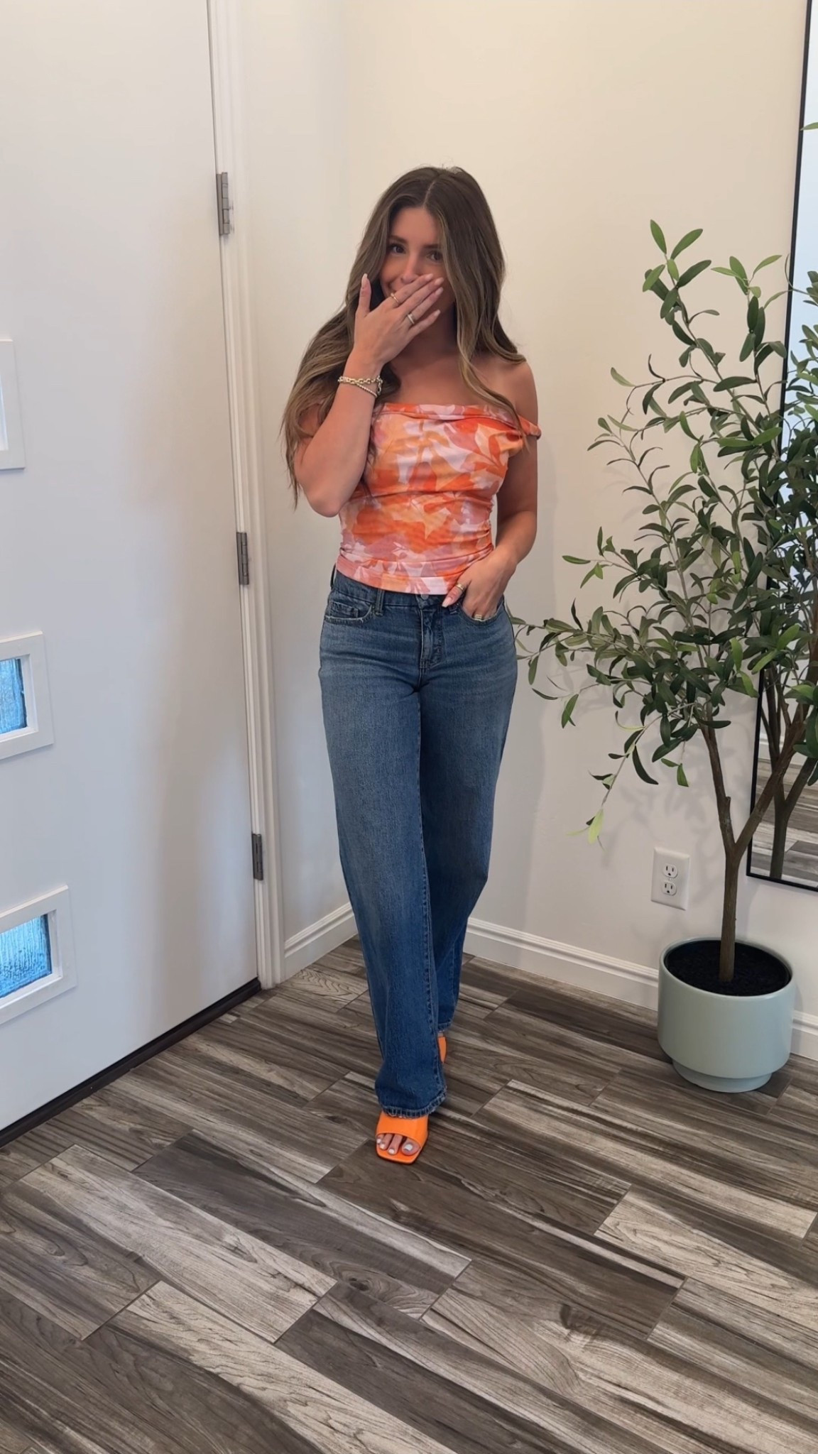 Size down in the top for sure so the straps aren’t too loose! Shoes are $24 on Nordstrom rack! 