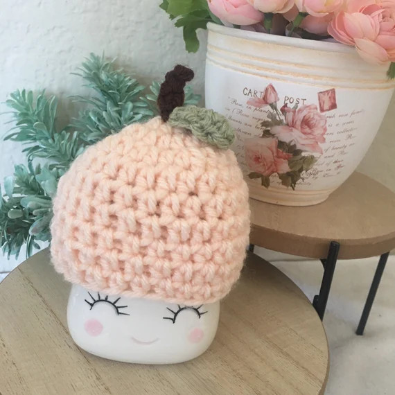 Peach Marshmallow Mug Hat  Tiered Tray Decor  Tier Tray | Etsy | Etsy (US)