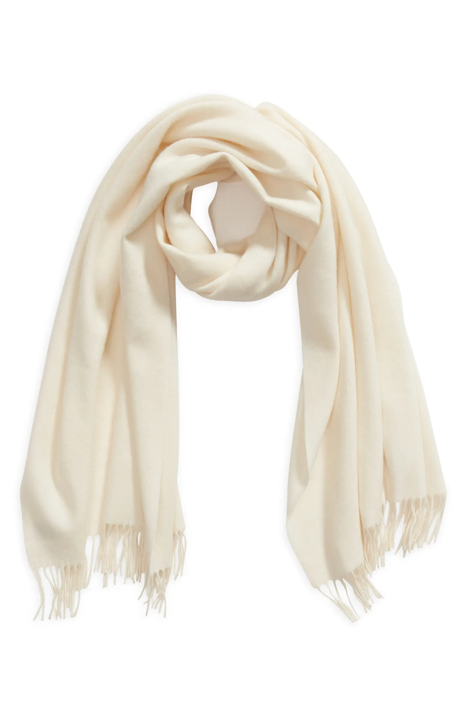 & Other Stories Fringe Wool Blanket Scarf | Nordstrom | Nordstrom