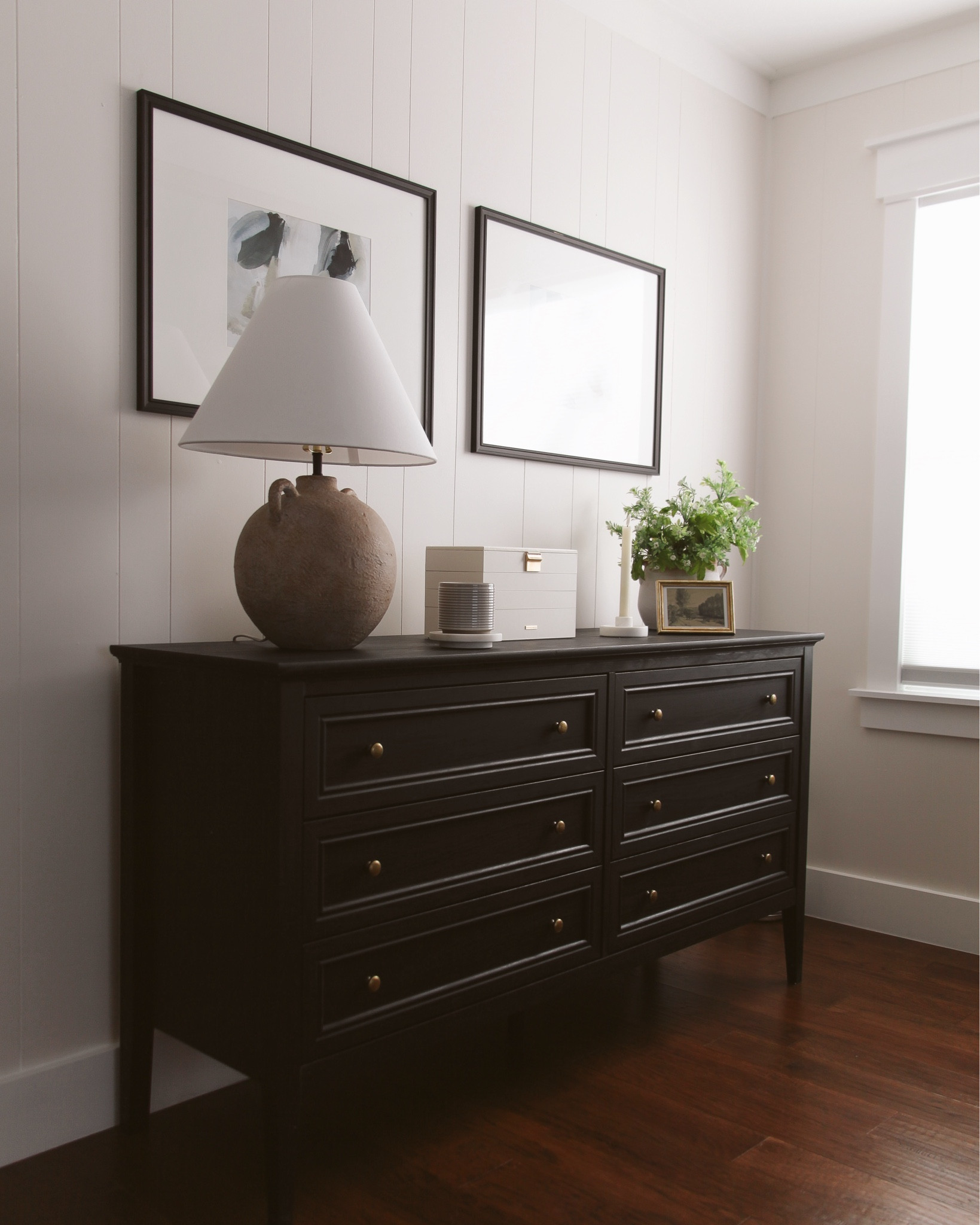 this gorgeous dresser is sooo nice we got it twice! it looks so high end, has beautiful wood grain details and brass hardware  

#LTKSaleAlert #LTKHome