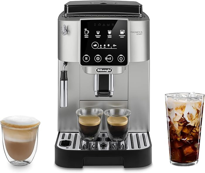 De'Longhi Magnifica Start Automatic Espresso Machine with Manual Milk Frother & Built in Grinder ... | Amazon (US)