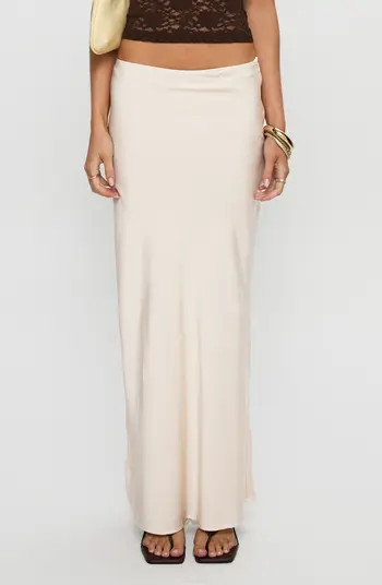 Princess Polly Haley Satin Maxi Skirt | Nordstrom | Nordstrom