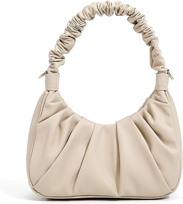 Amazon.com: IPOTECH Shoulder Bags Hobo Handbags for Women, Vegan Leather Tote Bag Mini Clutch Pur... | Amazon (US)