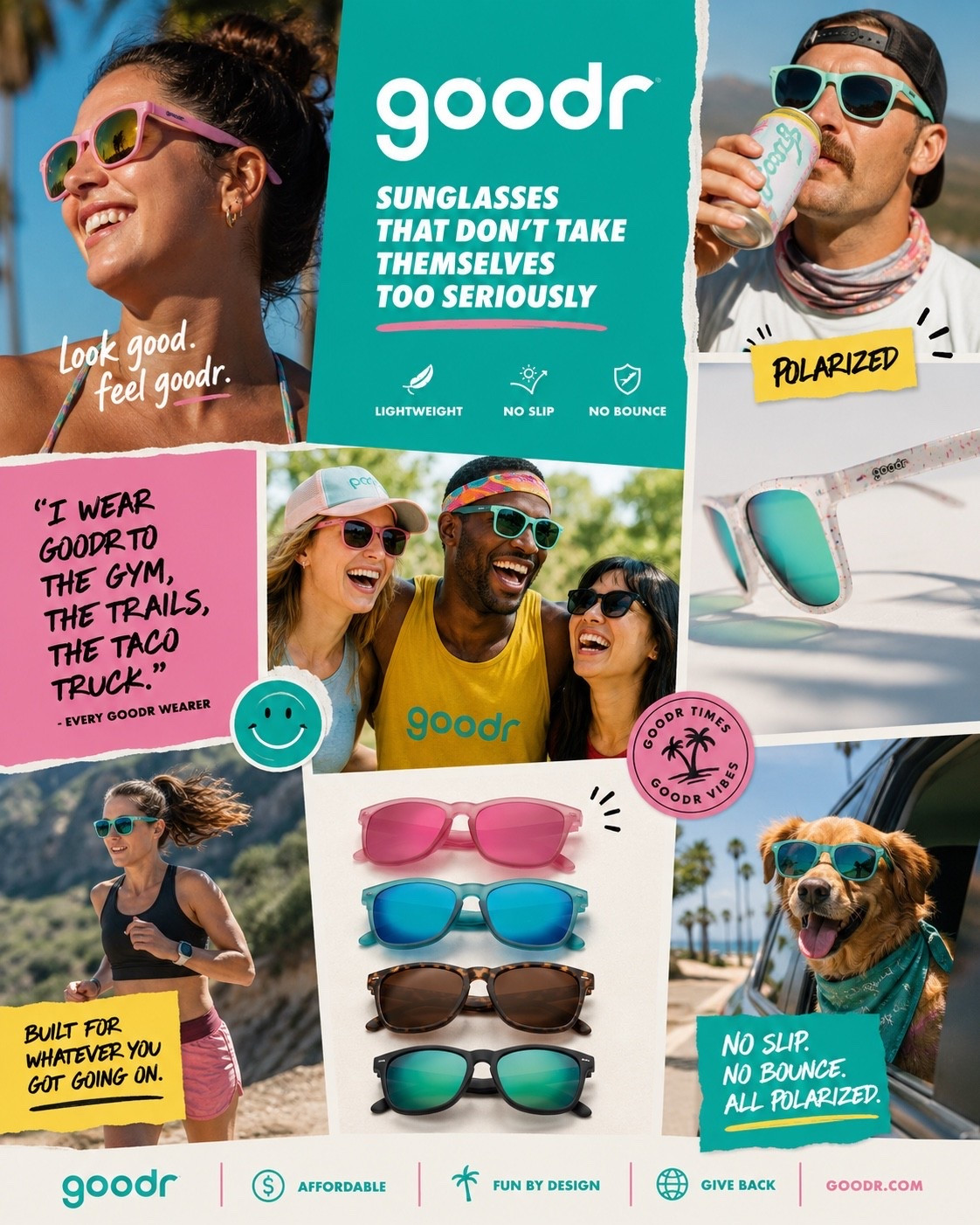 ☀️ Your summer adventures just found their perfect sidekick 😎✨
goodr sunglasses are lightweight, polarized, no-slip, and made for everything from gym runs to beach days to Taco Tuesday 🌮🏃‍♀️🌴

The best part? You can grab them at Target while you’re already doing your weekly shopping 🛒💥

Affordable, fun, and seriously cute — these are the sunnies everyone’s wearing this season. Which pair are you adding to cart first? 👀🕶️ #goodr #TargetFinds #SummerStyle #PolarizedSunglasses #ActiveLifestyle #BeachVibes

#LTKActive #LTKmomlife #LTKdayinmylife