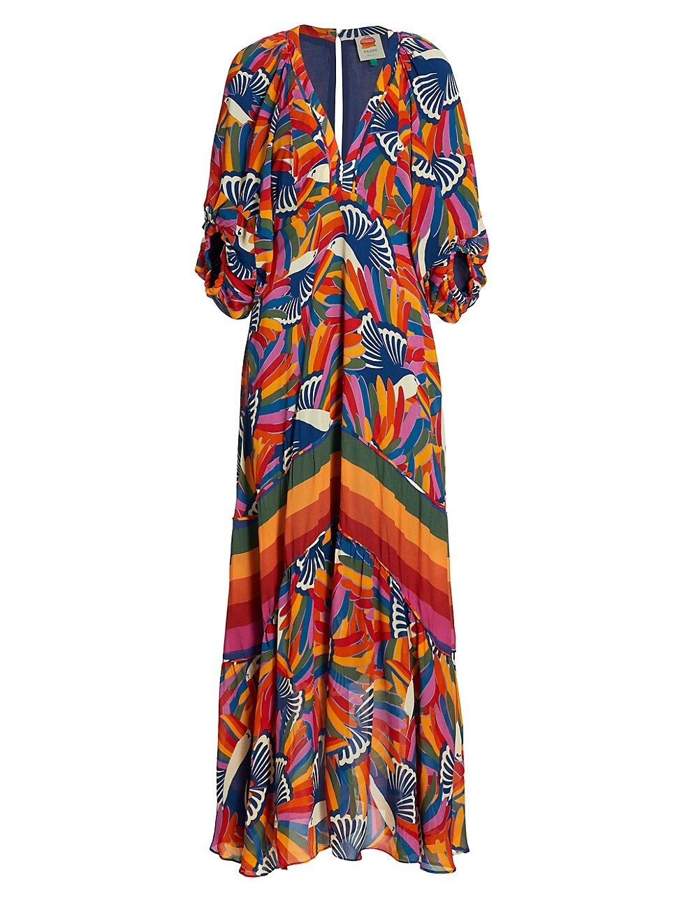 Farm Rio Women's Toucan Print Maxi Dress - Size XS | Saks Fifth Avenue