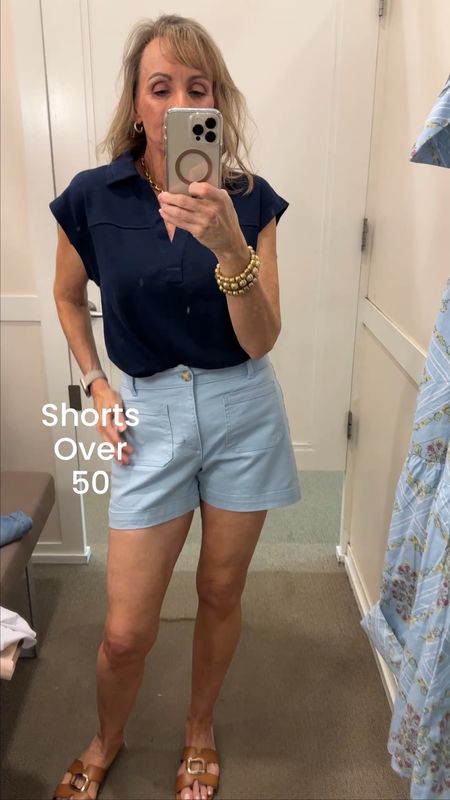 Shorts over 50. These 4 outfit ideas are easy to wear and replicate with things you probably already own. 
Best part? Everything is on sale!

#LTKfindsunder50 #LTKover40 #LTKsalealert