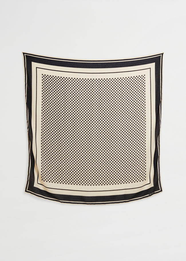 Graphic Printed Square Scarf | & Other Stories (EU + UK)