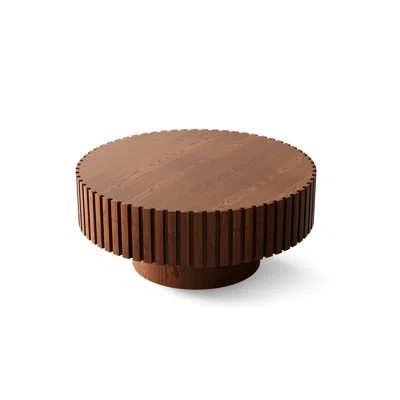 Modern Round Tea Table With Handcrafted Decoration - Pedestal For Home Handmade Design Coffee Base Living Area | Wayfair North America