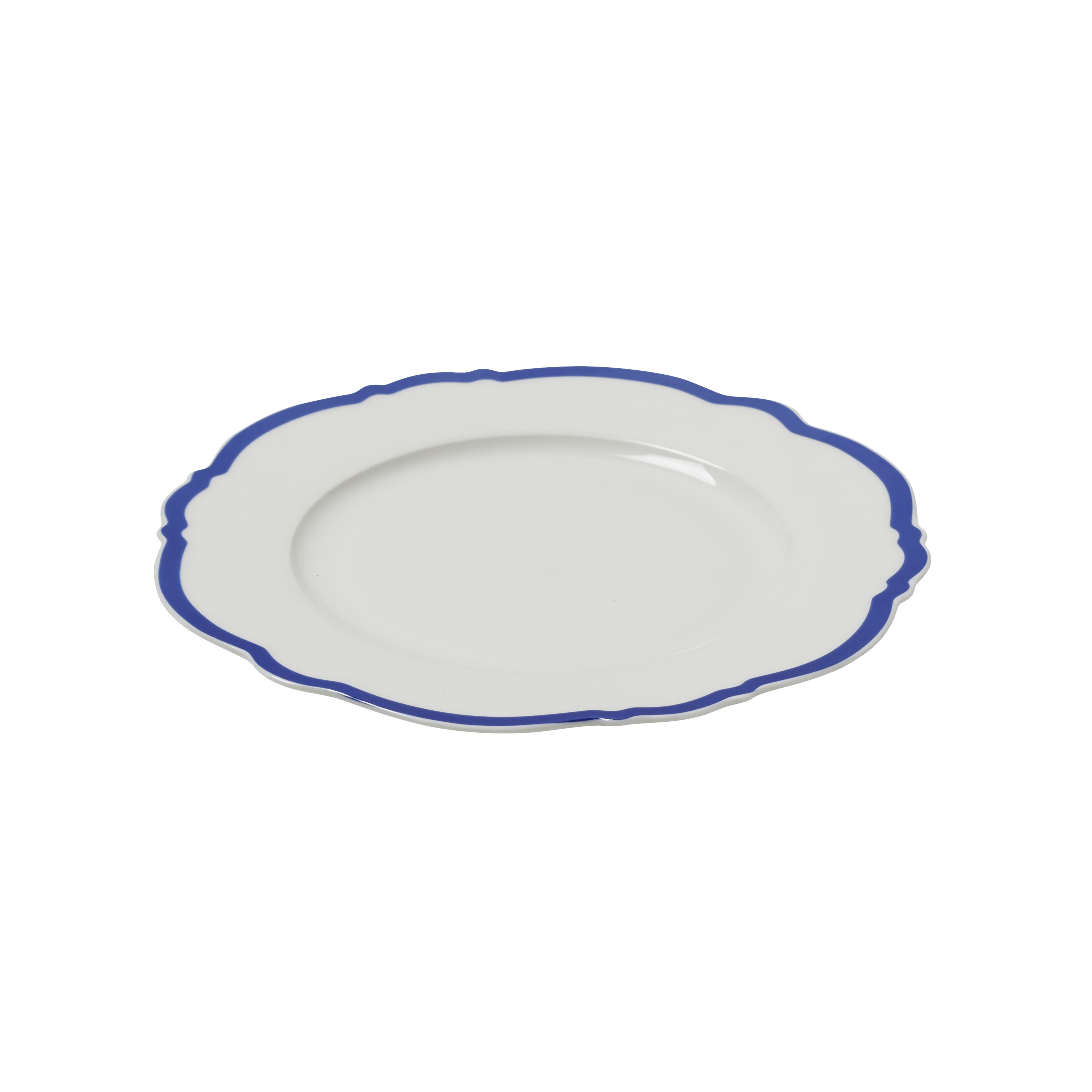 Navy Wave Side Plates - set of 4 | In The Roundhouse