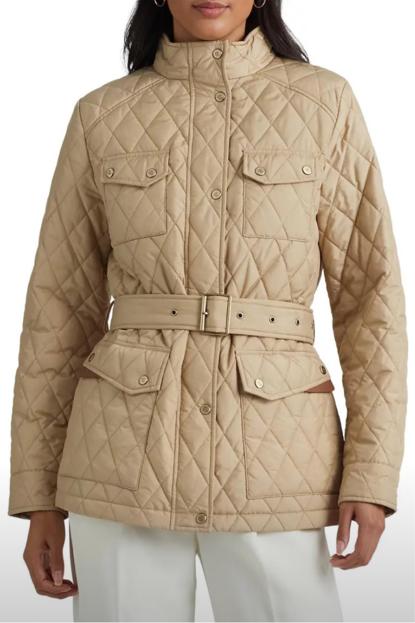 Quilted Recycled Polyester Jacket curated on LTK