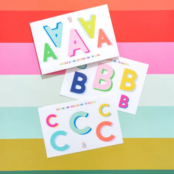 Vinyl Alphabet Stickers - Single Letter Sheets | Joy Creative Shop