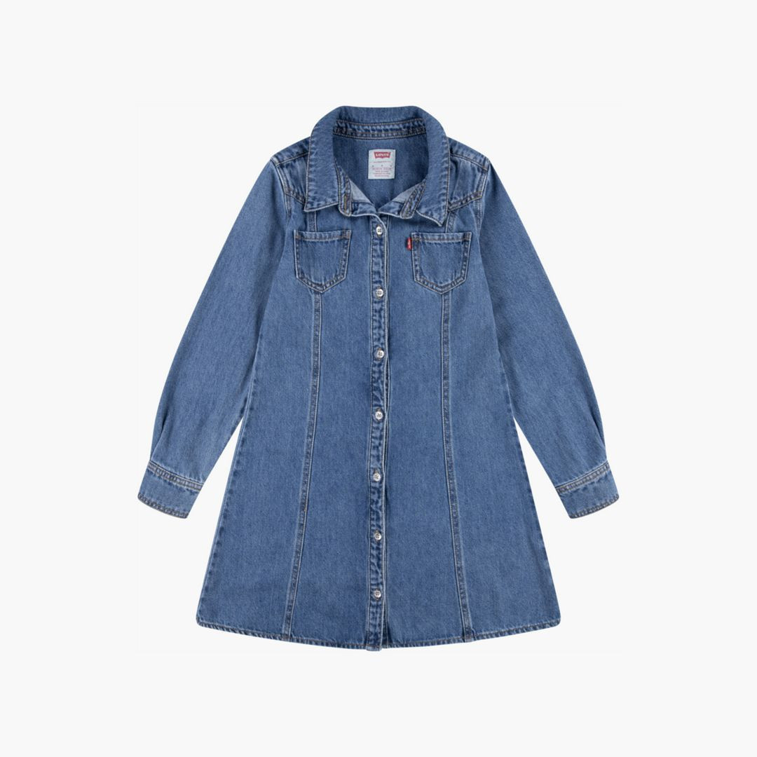 Levi's Western Denim Shirt Dress Big Girls 7-16 M | Levi's US