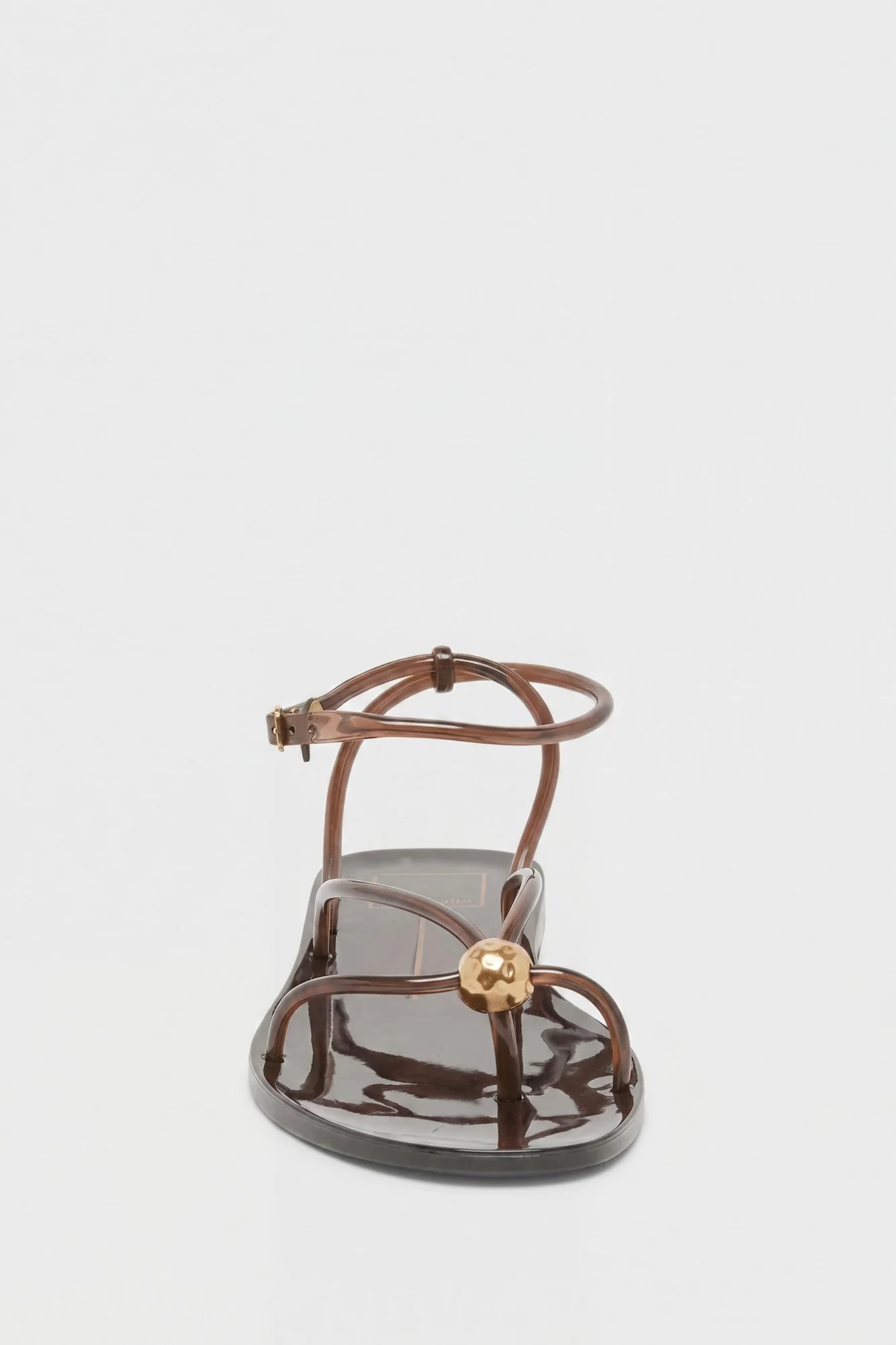 Kenley Vinyl Sandals Chocolate Jelly | Hello Molly (US)