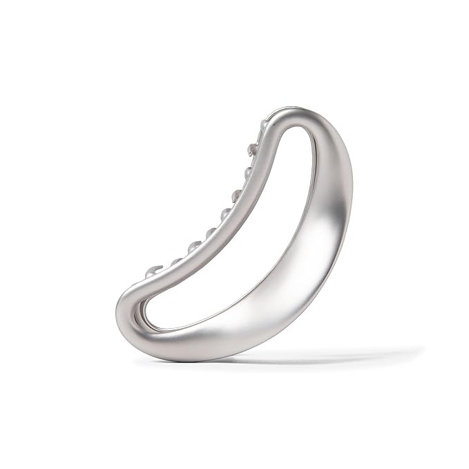 Sculpted Silver Claw Clip | Amazon (US)