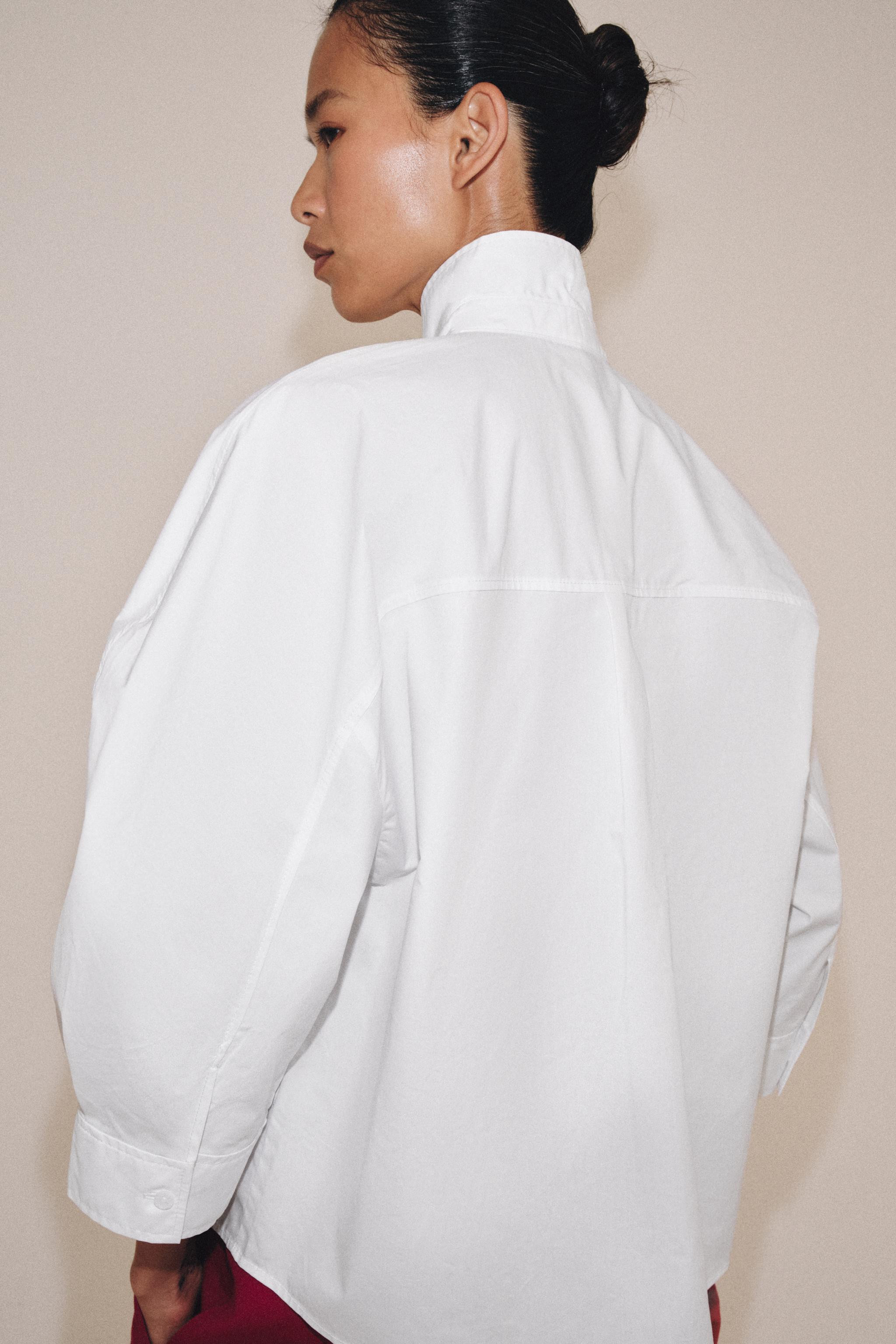 ZW COLLECTION PUFF SLEEVE SHIRT | Zara UK