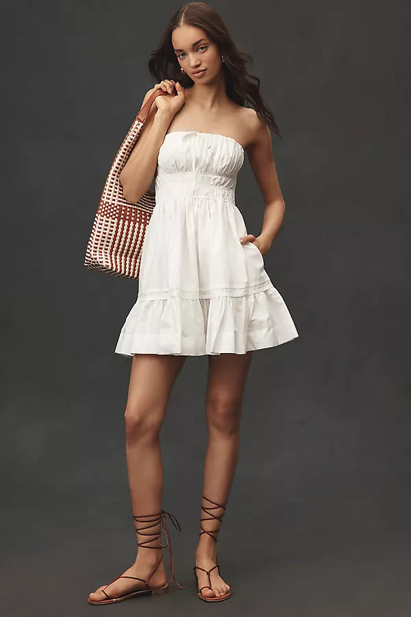 The Somerset Strapless Mini Dress | Anthropologie (US)