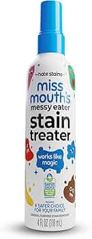 Miss Mouth's Messy Eater Stain Treater Spray - 4oz Stain Remover - Newborn & Baby Essentials - No... | Amazon (US)
