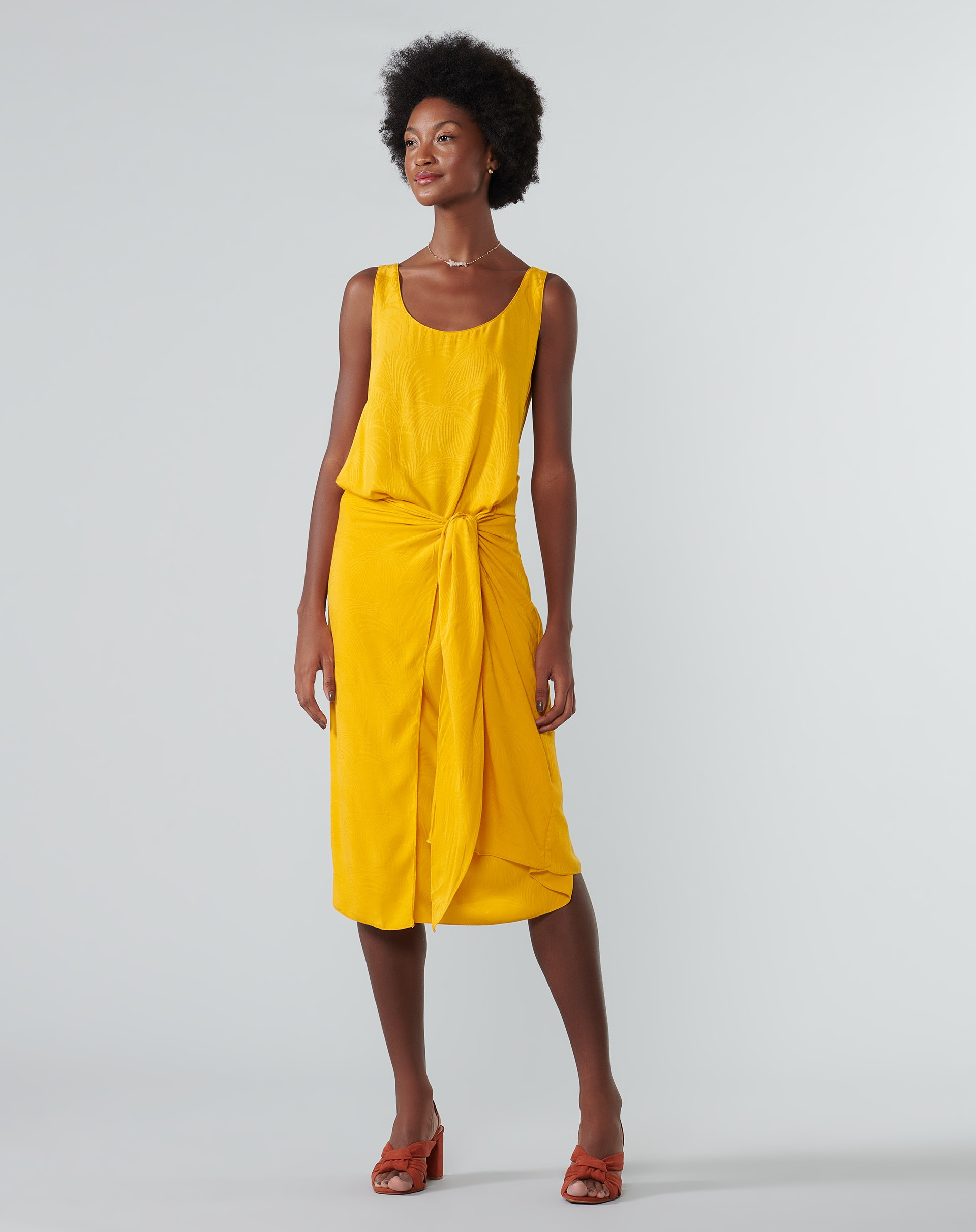 Vestido Midi com Saia Pareô | Amaro (BR)