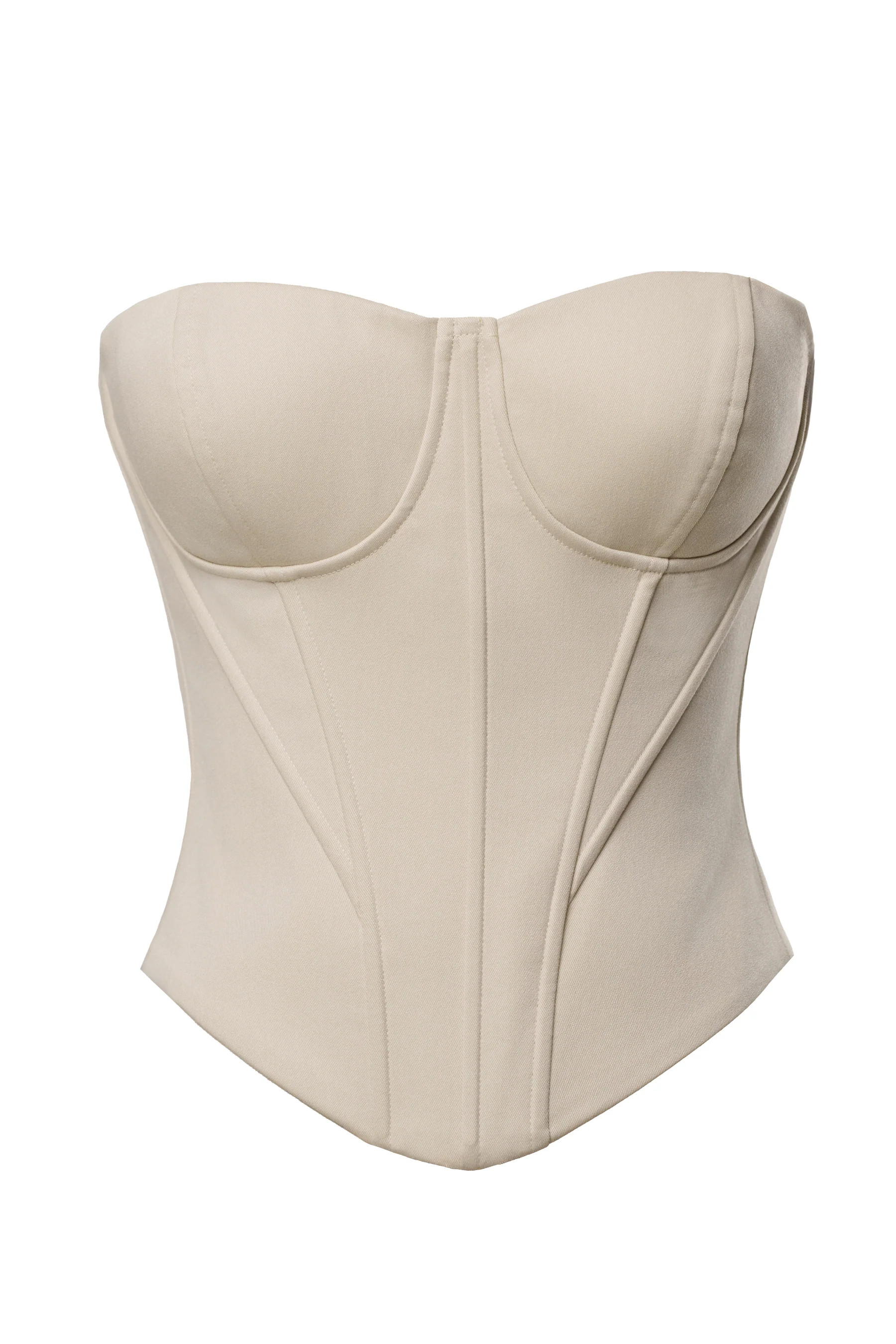 Tan Sunset Tides Corset | JLUXLABEL