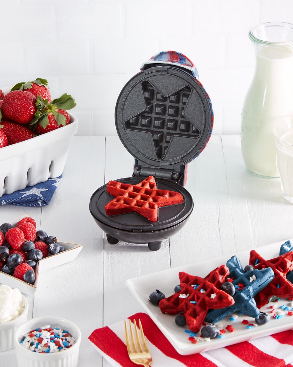 Make fun shaped waffles on any occasion with Dash Mini Waffle Makers. This star shaped waffle maker is perfect for patriotic holidays, Christmas, Halloween, birthdays and more. Other shapes for holidays also available. Now 20% off with coupon.

#LTKHome #LTKSeasonal #LTKSaleAlert