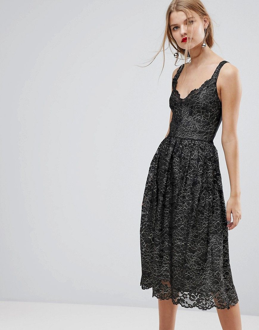 Y.A.S Lace Midi Dress - Multi | ASOS US