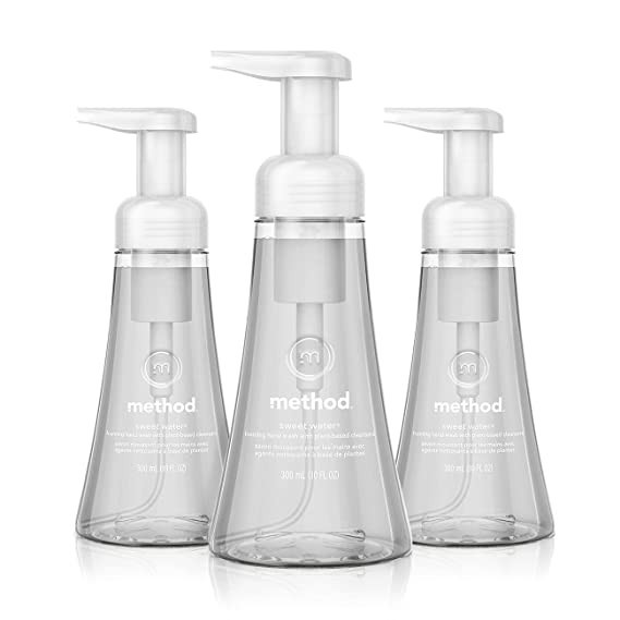 Method Foaming Hand Soap, Sweet Water, 10 oz, 3 pack, Packaging May Vary | Amazon (US)