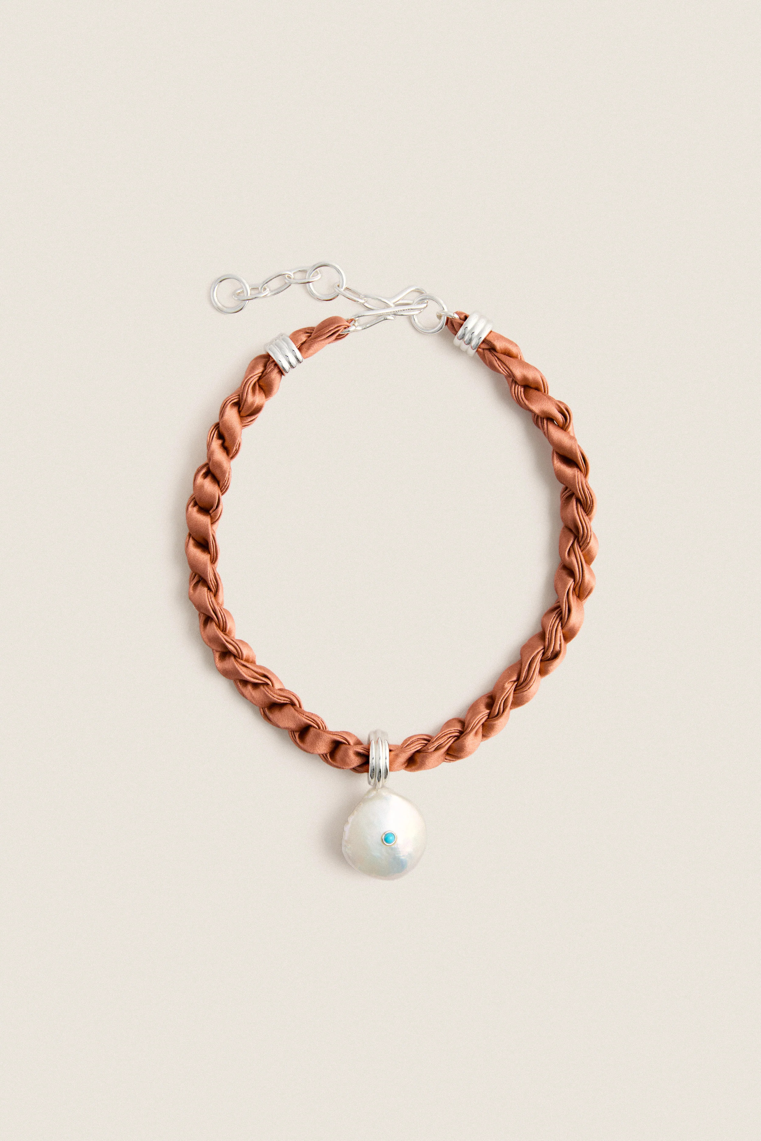 Tuckernuck x Lizzie Fortunato Desert Pearl Woven Collar Necklace | Tuckernuck (US)
