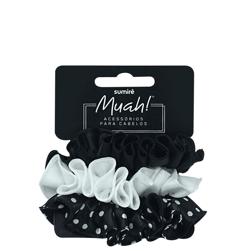 Kit Muah! Fru Fru
        
            
                 -  Elástico de Cabelo (3 unidades) | Beleza Na Web (BR)