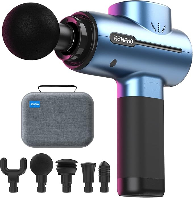 Renpho Powerful Portable Massage Gun, Quiet Deep Tissue Mini Workout Gun Massager Percussion for ... | Amazon (US)