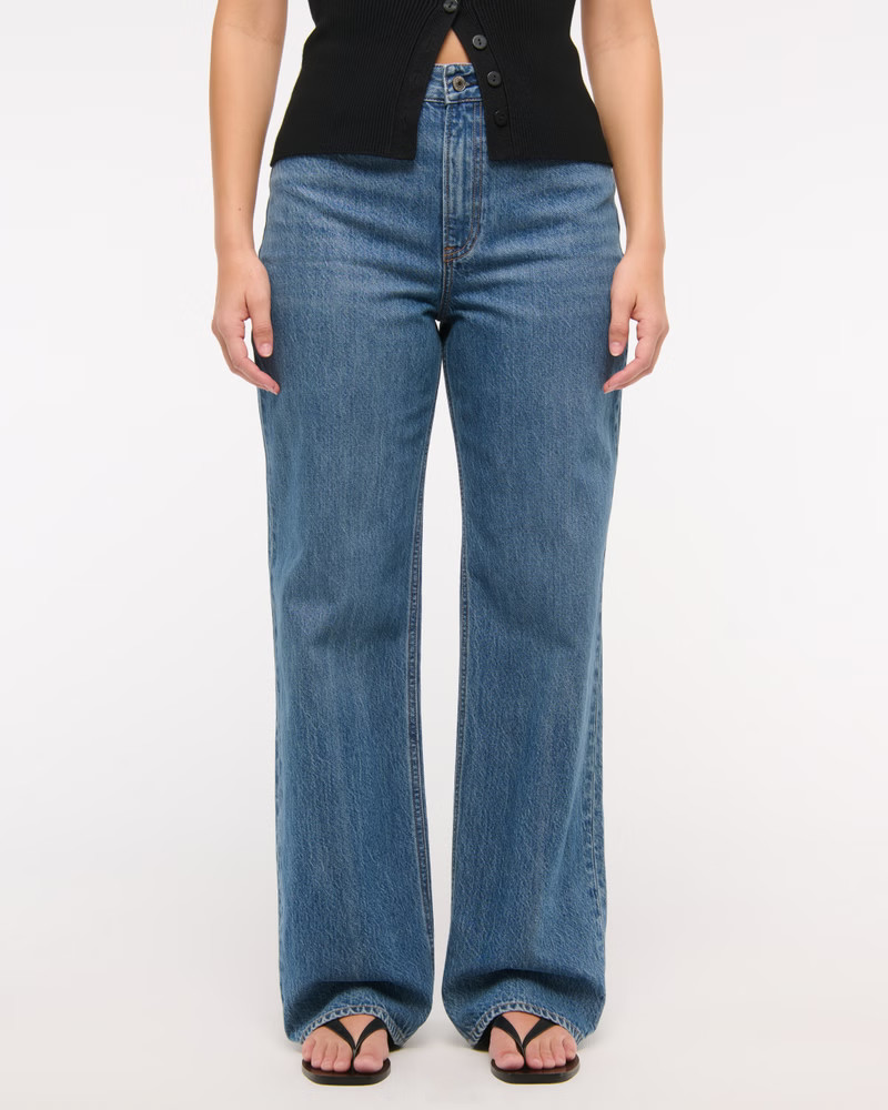 Women's Curve Love High Rise Loose Jean | Women's New Arrivals | Abercrombie.com | Abercrombie & Fitch (US)