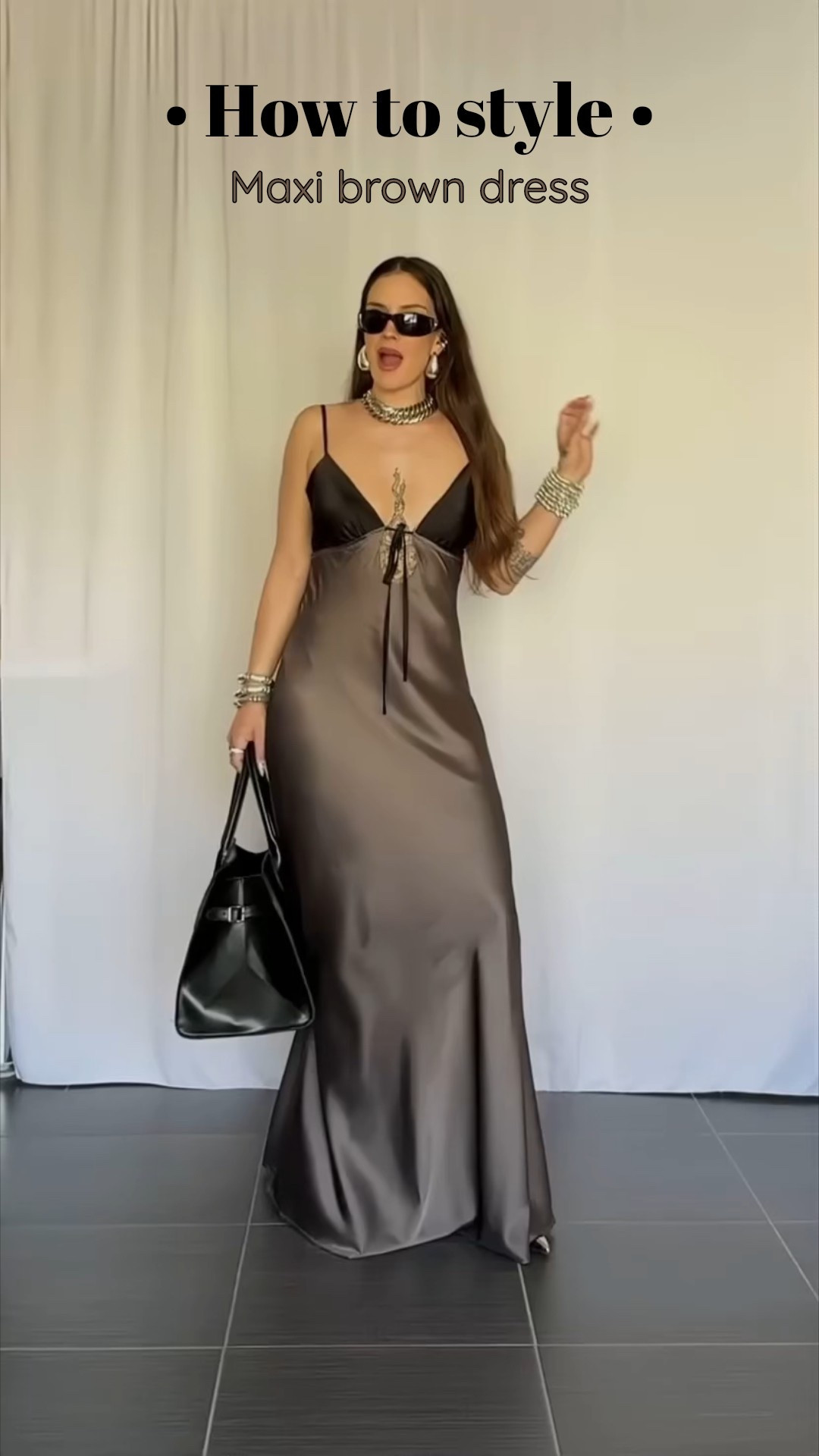 One dress, endless looks ✨ Styling this brown satin maxi in multiple ways, because versatility is key! Which look is your fave? #LTKCreator #StyleInspo #WardrobeEssentials

#LTKSpringSale #LTKStyleTip