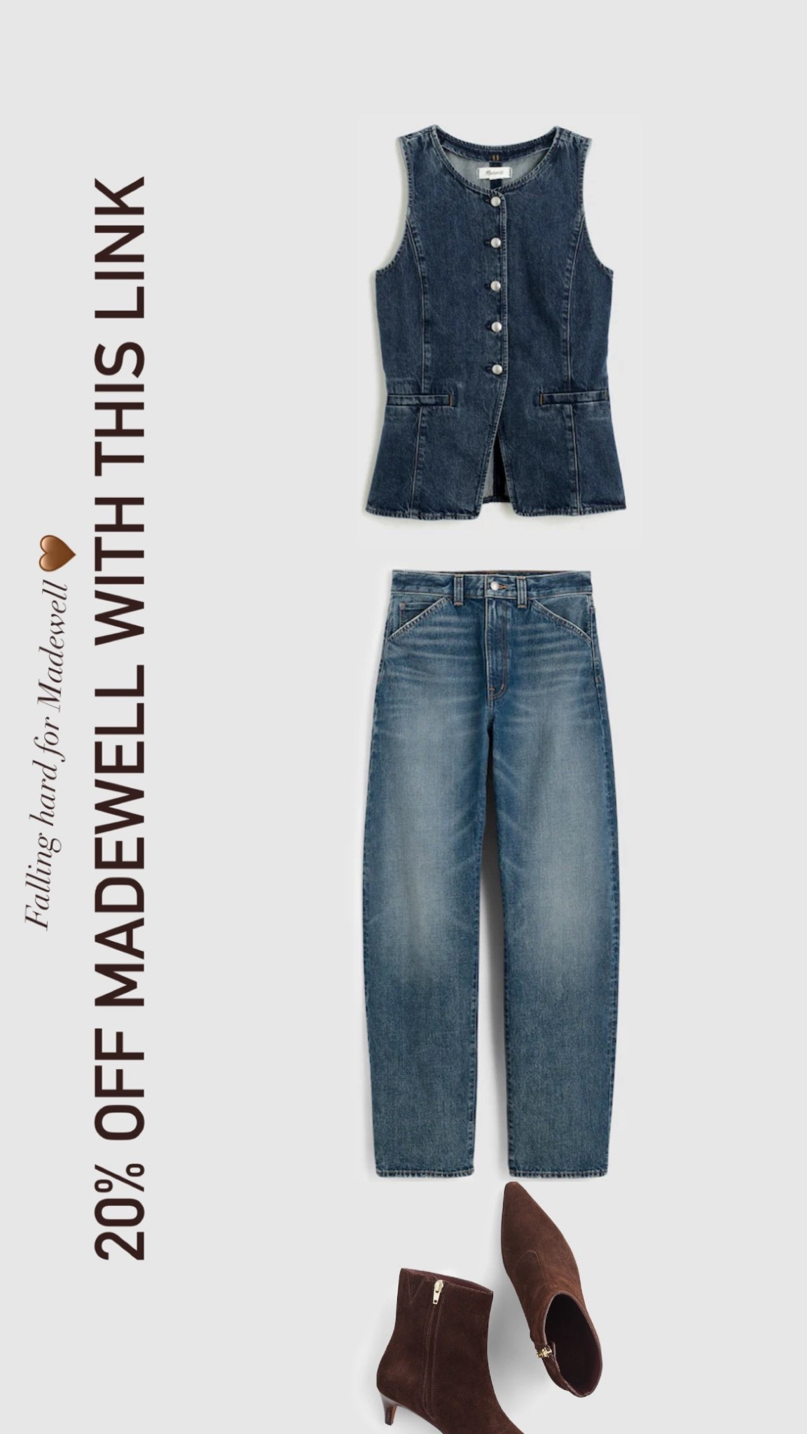 Falling hard for Madewell 🤎 20% off #LTKxMadewell 

#LTKStyleTip #LTKSaleAlert