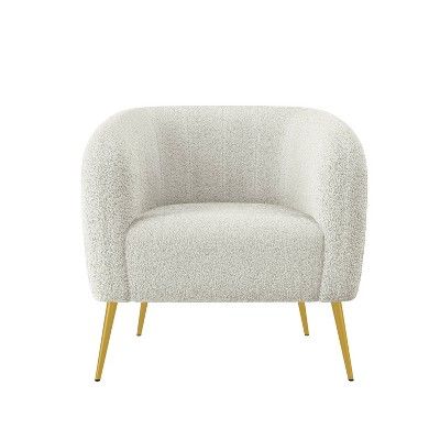 Meath Barrel Chair Velvet - Handy Living | Target
