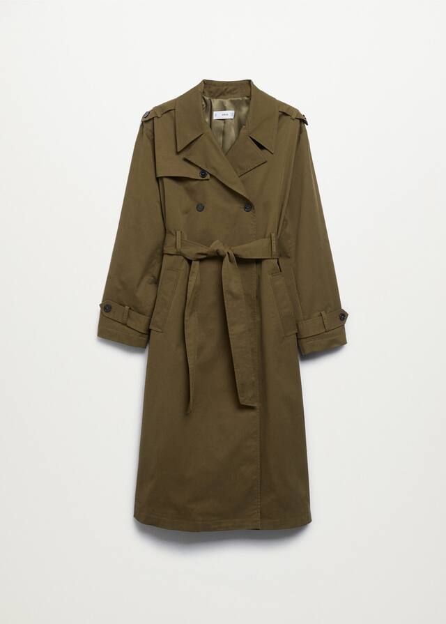 Cotton classic trench coat | MANGO (US)