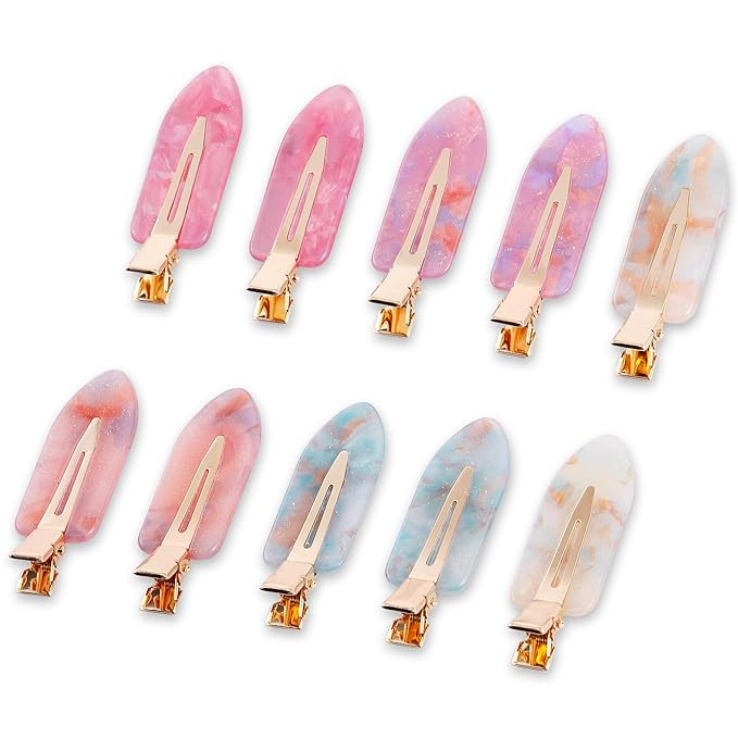 No Crease Hair Clips Creaseless Hair Clips Makeup Clips No Bend Hair Clips Flat Hair Clip For Sty... | Amazon (US)