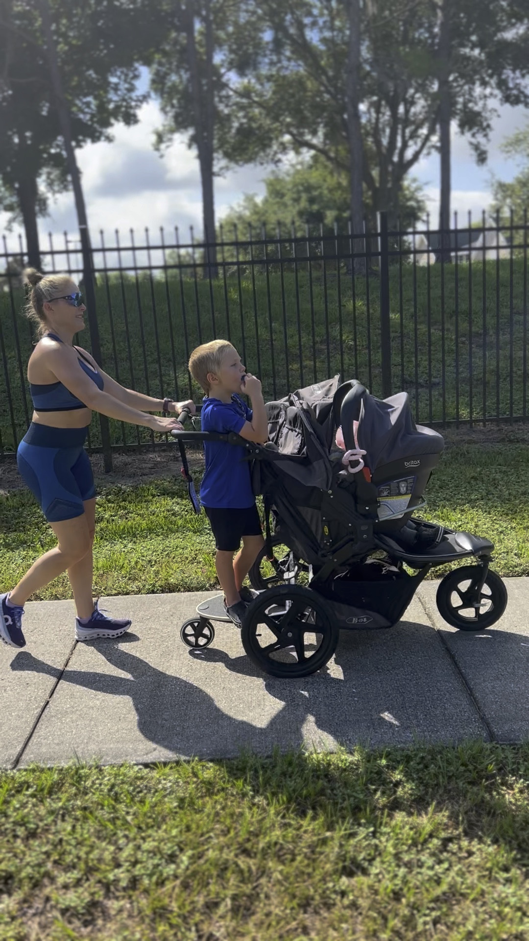 Kid ride-on stroller attachment 

#LTKkids #LTKfamily