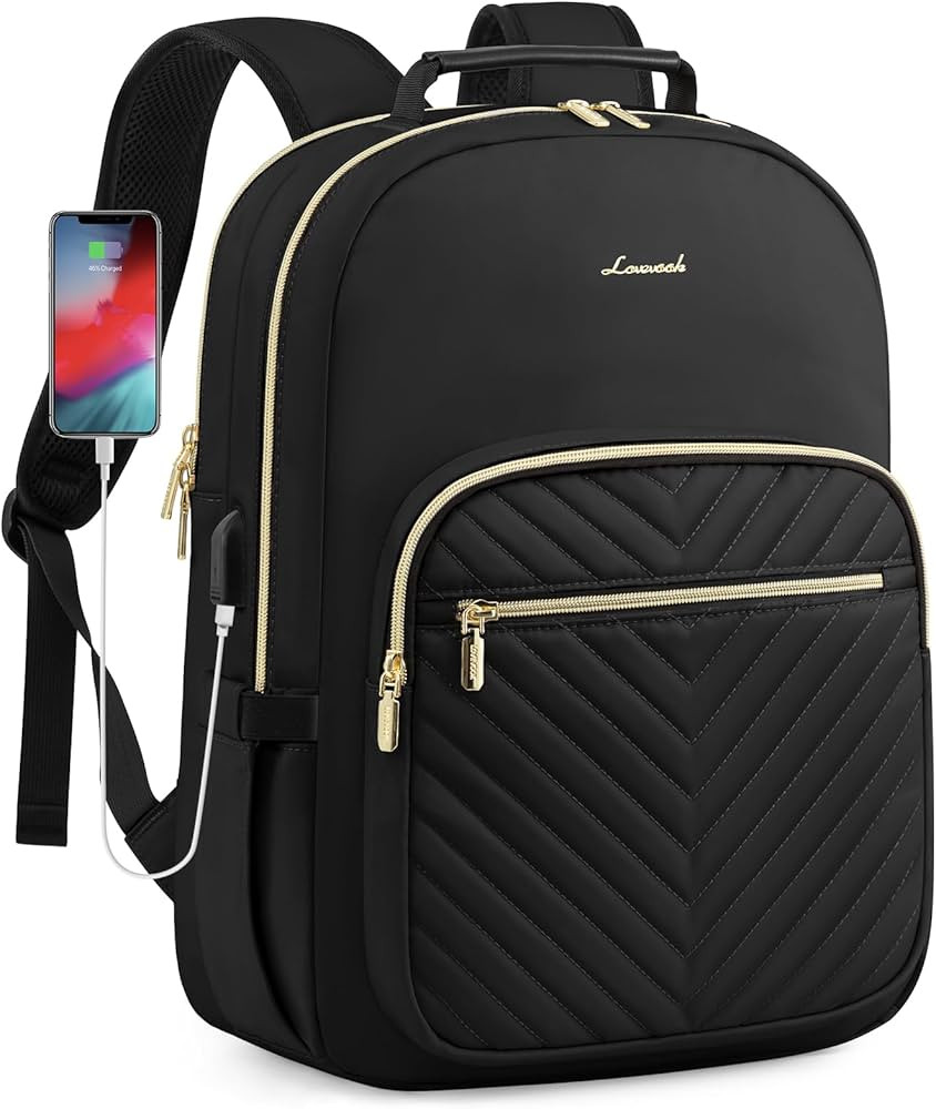 LOVEVOOK Laptop Backpack Purse for Women, Work Travel Computer Bags, College School Backpack for ... | Amazon (US)