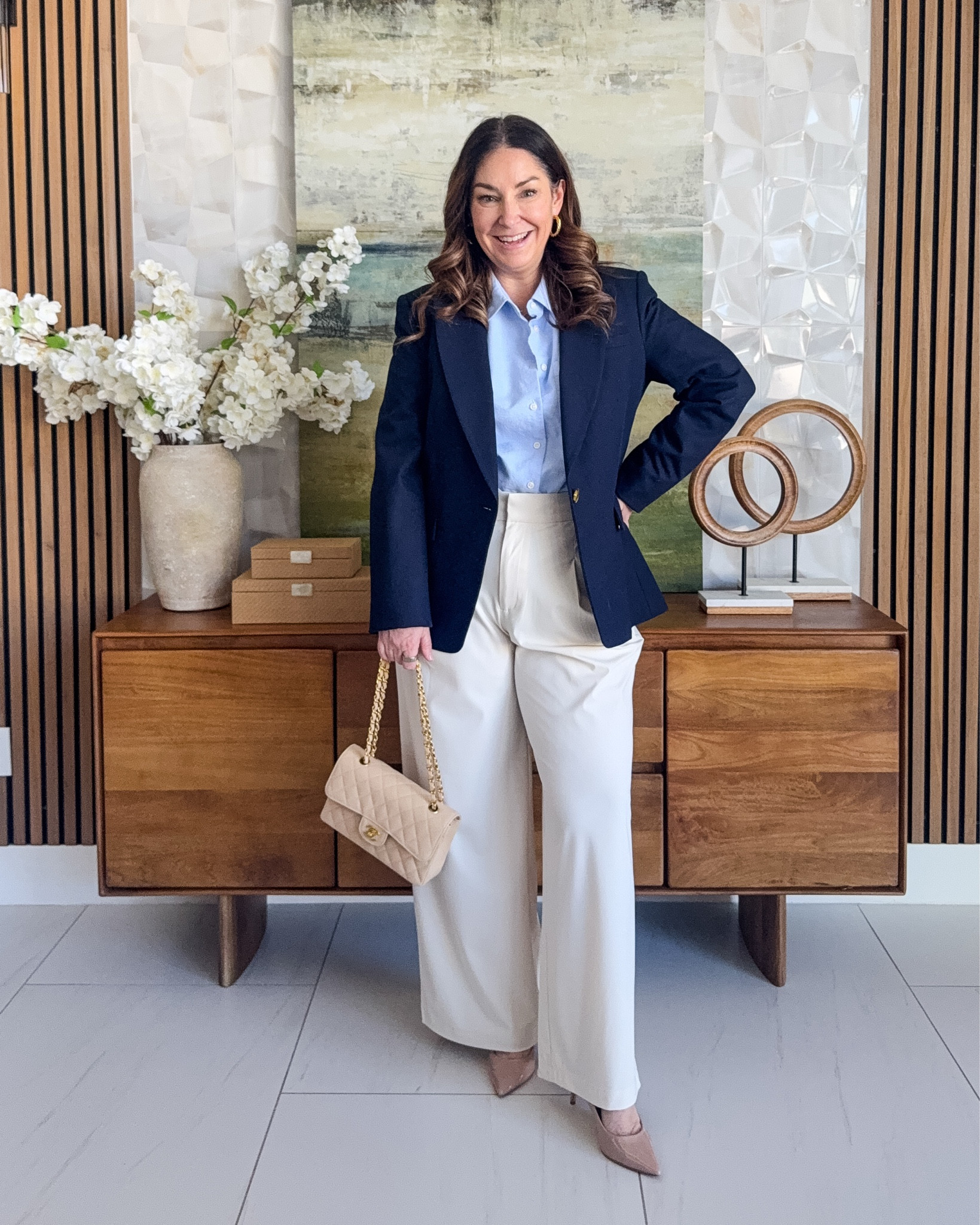 Classic Work Outfit Athleta Trousers | Wearing Oxford shirt tts, L // Jacket older similar linked // Trousers tts, 12 

 

#LTKOver40 #LTKMidsize #LTKWorkwear