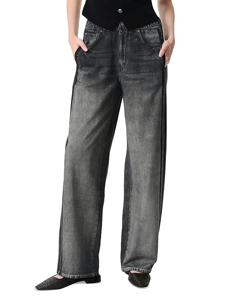 rag & bone Miramar Terry Wide Leg Track Pants | Bloomingdale's (US)
