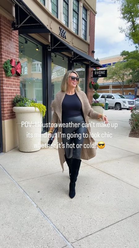 If you live in Houston, TX you know exactly what I’m talking about with this weather. This beautiful coat is almost sold out but I am sharing some Spring transitional jackets. My jewelry is 20% off with code JANIER20 it’s such a statement brand and waterproof!  My sunnies are buy 1 get 1 free! My dolce vita knee high boots are on sale. Size up 1/2 a size, super comfy!

Follow me for more style tips: I am a 40 year old mom to a 3 year old and love helping other moms find a style that makes them feel confident! 

#LTKstyletip #LTKSeasonal #LTKSpringSale