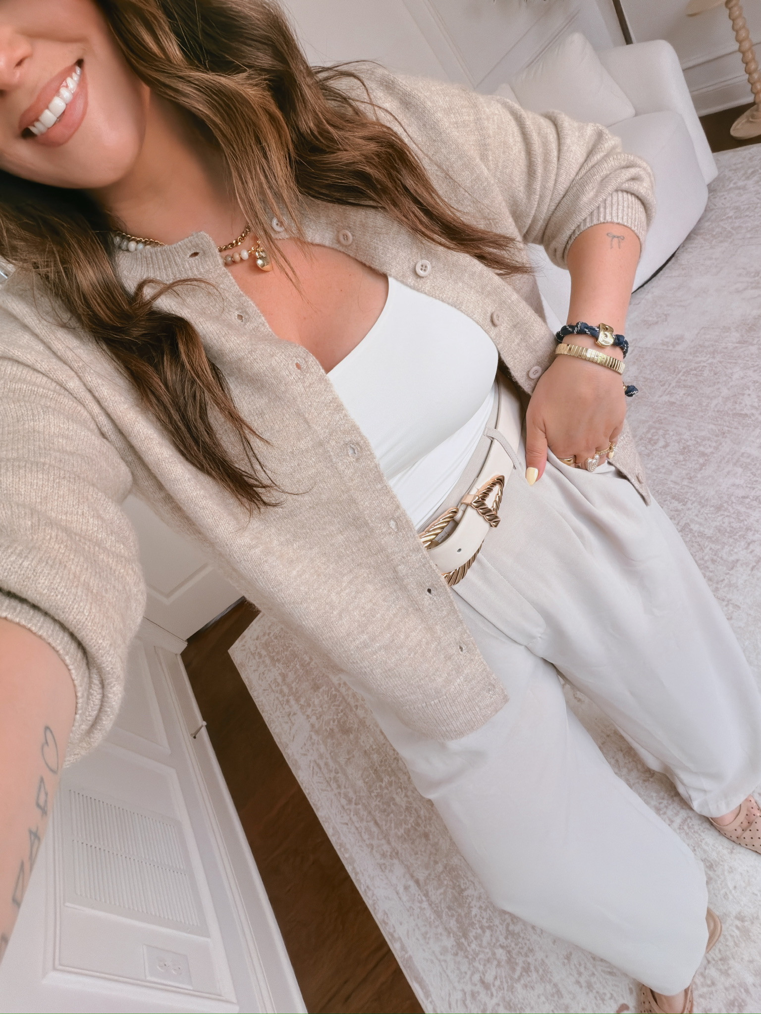 wearing large in the tops, XL in bottoms 

 #LTKSeasonal #LTKMidsize