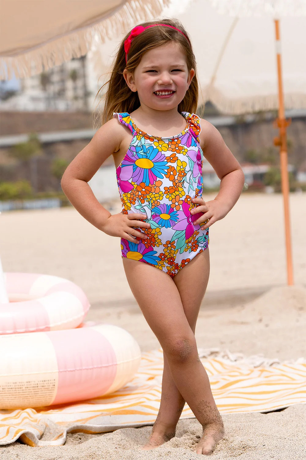 Mini Floral One Piece Swimsuit | VETCHY LLC