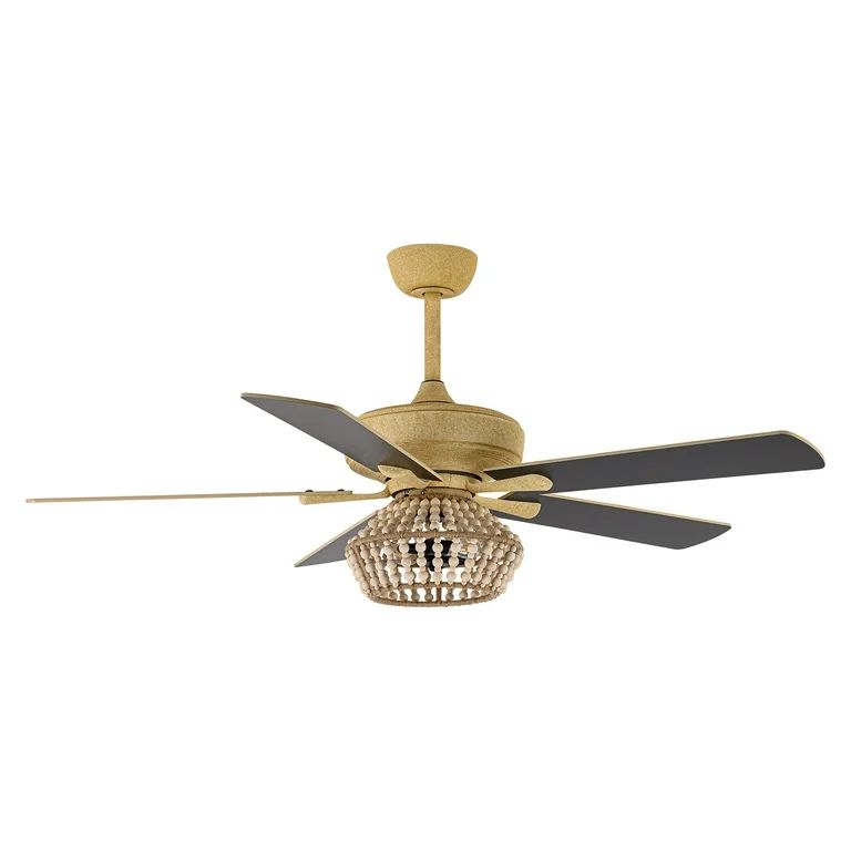 Parrot Uncle Ceiling Fan with Lights and Remote Farmhouse Bohemian 52 inch Ceiling Fan with Light... | Walmart (US)