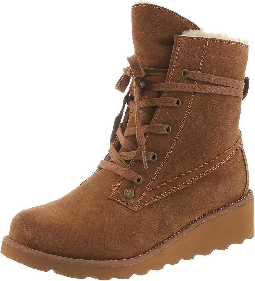 BEARPAW Women's Krista Multiple Colors | Women's Boot Classic Suede | Women's Slip On Boot | Comf... | Amazon (US)
